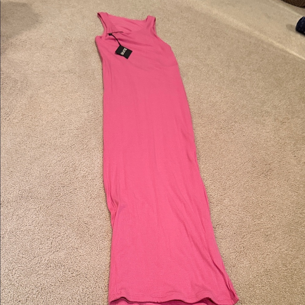 Skatie Vibrant Pink Maxi Dress